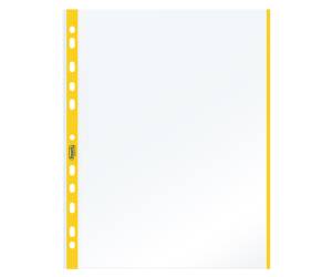 Buste forate con banda colorata Linear buccia - 21 x 29,7 cm - giallo - conf. 10 pezzi - Favorit - 100460029 - 8006779318355 - DMwebShop