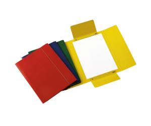 Cartellina con elastico presspan 3 lembi - 700 gr - 25 x 34 cm - colori assortiti - conf. 10 pezzi - Cart. Garda - CG0032PBXXXAE15 - 8001182002709 - DMwebShop