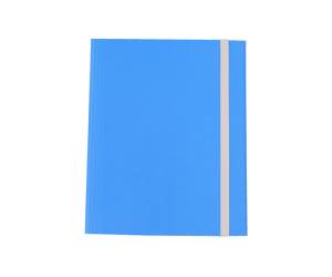 Cartella con elastico - fibrone - 3 lembi - 27 x 37 cm - blu - conf. 5 pezzi - Cart. Garda - CG0075FEXXXAC06 - 8001182002754 - DMwebShop