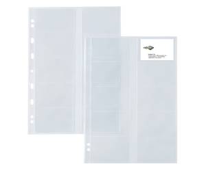 Buste forate Atla Card porta biglietti da visita 20 spazi PPL 21 x 29,7 cm - 4257
