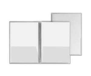 Cartella con doppia tasca Capri 69 T2 A4 PVC trasparente liscio - 4778