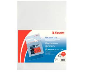 Cartellina a L De Luxe A4 PP buccia medio - 3101