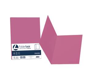 Cartellina semplice Luce 200 gr A4 ciclamino cartoncino bristol - 5137