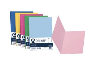 Cartellina semplice Luce 200 gr A4 mix 5 colori cartoncino bristol - 1710