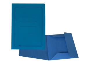 Cartelline 3 lembi con stampa cartoncino Manilla 200 gr 25 x 33 cm azzurro Cart Garda CG0111MLSXXAJ06 - 4747
