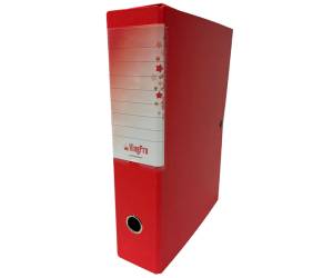 Scatola progetto KingPro - con portaetichetta - dorso 8 cm - rosso - Starline - STL5109. - 8025133029270 - DMwebShop