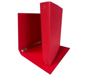 Raccoglitore King - 4 anelli tondi 30 mm - dorso 4 cm - f.to utile 22 x 30 cm - rivestimento in PPL - rosso - Starline - CPPL4-30RO - 8033509014126 - DMwebShop