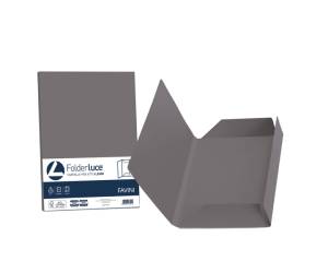 Cartelline 3 lembi Luce - 200 gr - 24,5 x 34,5 cm - grafite - conf. 25 pezzi - Favini - A504434 - 8007057263787 - DMwebShop