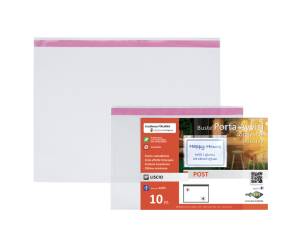 Buste porta avvisi orizzontali - A3 - 42 x 30 cm - trasparente - conf. 10 pezzi - Sei Rota - 410042 - 8004972026473 - DMwebShop