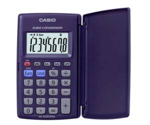 Calcolatrice tascabile HL 820VERA 8 cifre blu - 1222