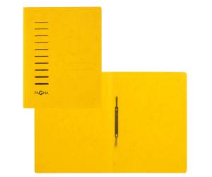 Cartella con pressino cartone A4 giallo - 1099