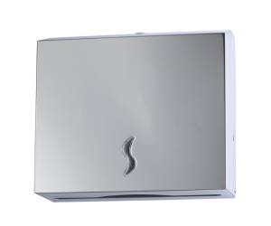 Distributore asciugamani piegati C Z Brinox 28x10,2x26,5 cm acciaio inox - 409