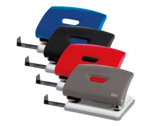 Perforatore 1270 max 16 fogli 2 fori passo 8 cm colori assortiti - 1170