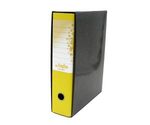 Registratore Kingbox - dorso 8 cm - protocollo - 23 x 33 cm - giallo - Starline - RXP8GI - 8025133025654 - DMwebShop