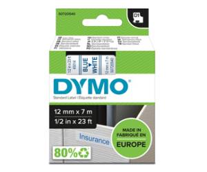 Nastro D1 450140 - 12 mm x 7 mt - blu-bianco - Dymo - S0720540 - 5411313450140 - DMwebShop