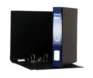 Registratore 4 - dorso 5 cm - commerciale - 23 x 29,7 cm - blu - Esselte - Dox - D26404 - 80043898 - DMwebShop