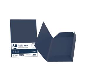 Cartelline 3 lembi Luce - 200 gr - 24,5 x 34,5 cm - blu cobalto - conf. 25 pezzi - Favini - A506434 - 8007057263770 - DMwebShop