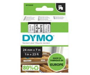 Nastro D1 standard 537130,24 mm x 7 mt PL nero bianco - 2201