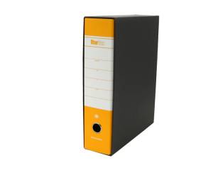 Registratore Starbox sfuso dorso 8 cm protocollo 23 x 33 cm giallo - 676