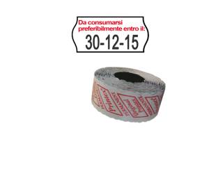 pack 10 rotoli Rotolo da 1000 etichette a onda per Smart 8,2612,26 x 12 mm - 1949