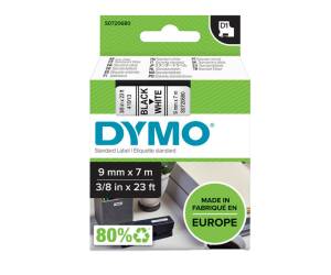 Nastro D1 409130 - 9 mm x 7 mt - nero-bianco - Dymo - S0720680 - 5411313409131 - DMwebShop
