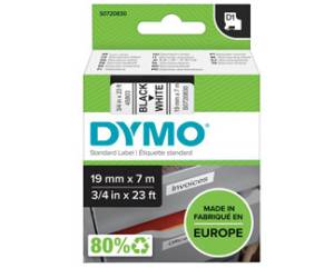 Nastro D1 458030 - 19 mm x 7 mt - nero-bianco - Dymo - S0720830 - 5411313452137 - DMwebShop