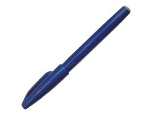Pennarello Sign Pen S520 punta feltro - punta 2 mm - blu - conf. 12 pezzi - Pentel - S520-C - 3474370520029 - DMwebShop
