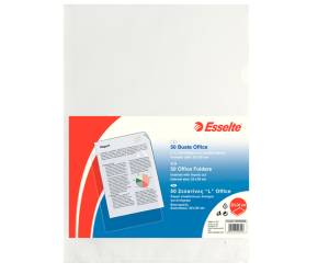 Cartelline a L Office - PPL - buccia - 22 x 30 cm - trasparente - conf. 50 pezzi - Esselte - 395082000 - 8004157508206 - DMwebShop