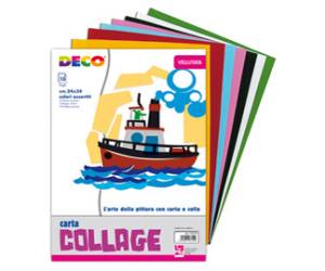 Album collage - 24 x 34 cm - 10 fogli carta velluto - 130 gr - Deco - 710/10 - 8004957008524 - DMwebShop