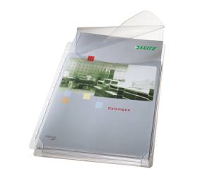 Buste forate alta capacita' con lembo - 22 x 30 cm - PVC trasparente - conf. 5 pezzi - Leitz - 47573003 - 4002432363216 - DMwebShop