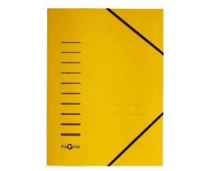 Cartella con elastico - in cartoncino - A4 - giallo - Pagna - 24001-05 - 4013951002111 - DMwebShop