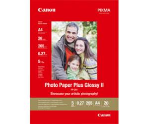 Carta fotografica Plus Glossy II PP-201 - A4 - 20 Fogli - Canon - 2311B019 - 4960999537269 - DMwebShop