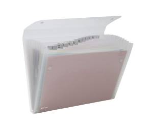 Portadocumenti a soffietto Ice 13 tasche 22 x 30 cm PP trasparente - 1338