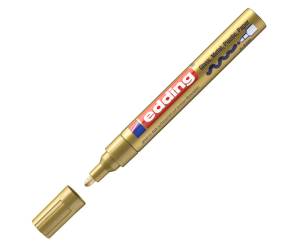 Marcatore permanente a vernice 750 - punta 2 - 4 mm - oro - Edding - E-750 053 - 4004764953332 - DMwebShop