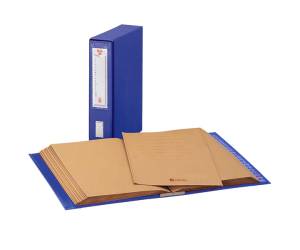 Classificatore alfabetico Mec - 20 cartelline 3 lembi - 23 x 32 cm - dorso 8,5 cm - blu - King Mec - 00012004 - 8004389006501 - DMwebShop