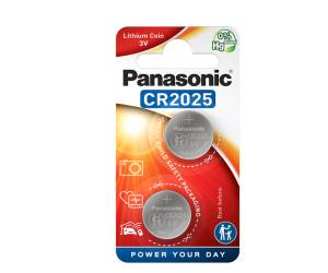 Micropile CR2025 - 3 V - a pastiglia - litio - blister 2 pezzi - Panasonic - C302025 - DMwebShop