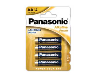 Pile Stilo AA - 1,5 V - alcalina - blister 4 pezzi - Panasonic - C500006 - DMwebShop