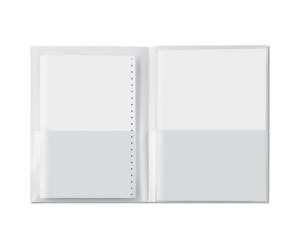 Cartelline con tasche Poli 300 PPL buccia - 21 x 29,7 cm - trasparenti - conf. 5 pezzi - Sei Rota - 662331 - DMwebShop