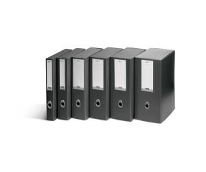 Scatola progetto Plus Vip - 34,5 x 24,5 cm - dorso 12 cm - grigio antracite - conf. 5 pezzi - Fellowes - 1007401 - 43859658992 - DMwebShop