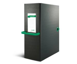Scatola archivio Big Next - dorso 16 cm - 25 x 35 cm - nero-verde - Sei Rota - 68101605 - 8004972023762 - DMwebShop