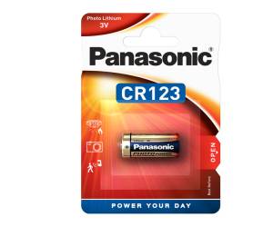 Micropila CR123 Photo - litio - blister 1 pezzo - Panasonic - C300123 - DMwebShop
