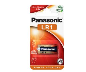 Micropila LR1 - 1,5 V - alcalina - blister 1 pezzo - Panasonic - C300001 - 5019068592551 - DMwebShop