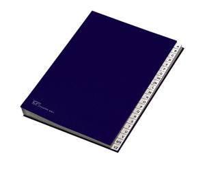 Classificatore alfabetico A Z 640E 24 x 34 cm blu - 7642