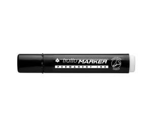 Marcatore permanente Marker punta a scalpello 6,5 mm nero - 3832