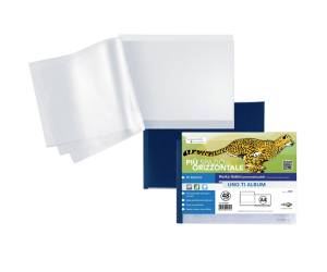 Portalistini personalizzabile Uno TI 30 x 22 cm album 48 buste blu - 7765