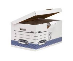 Scatola archivio System con coperchio a ribalta 37,8 x 29,3 x 54,5 cm bianco - 7647