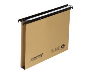 Cartella sospesa cassetto Cartesio - 39 cm - fondo U - 37 x 25 cm - avana - conf. 25 pezzi - Bertesi - 100/395 3-A1 - 8058983260722 - DMwebShop