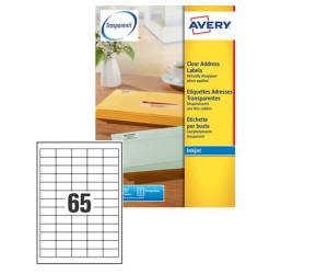 Etichette adesive J8651 in carta angoli arrotondati inkjet permanenti bianco - 3474