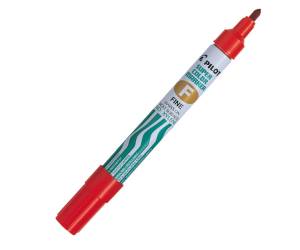 Marcatore Super Color permanente punta fine 4 mm rosso - 3588