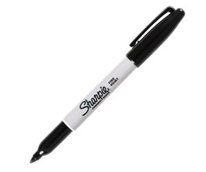 Marcatore permanente punta fine 1 mm nero - 2730